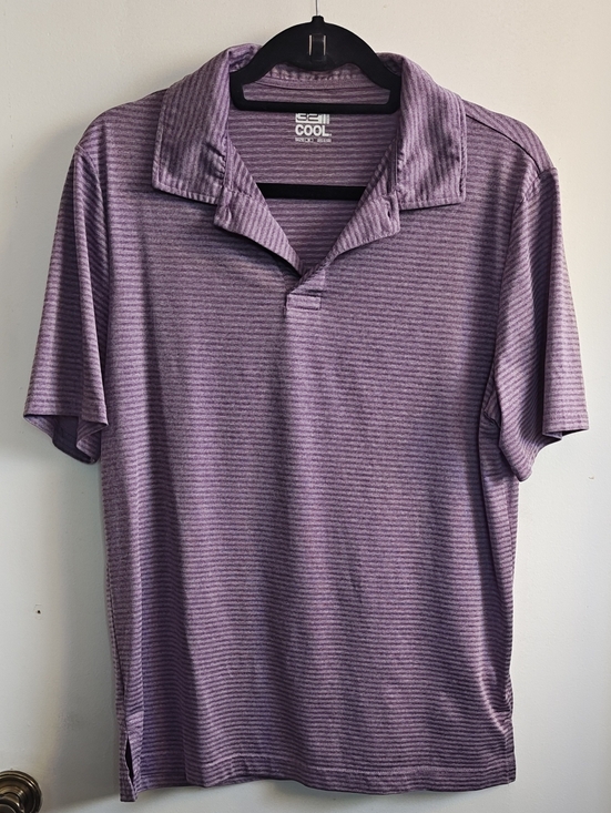 32 Degrees Other - 32 Degrees Lavender Striped Performance Polo